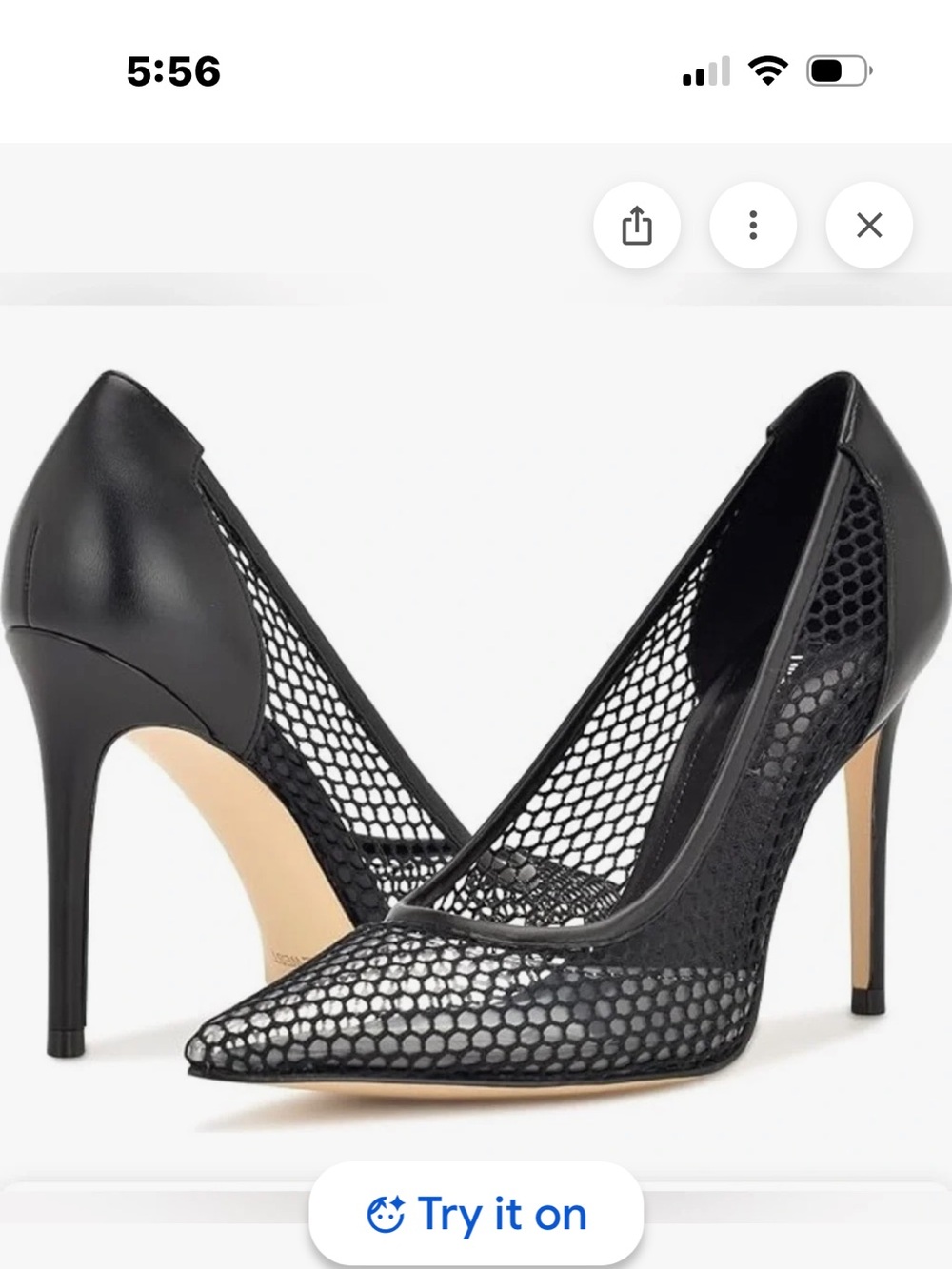 Nine West Fling Pointed Toe Pump - Size 9 NWB Black